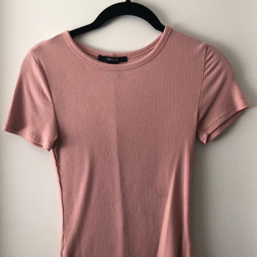 Blush pink one piece top
